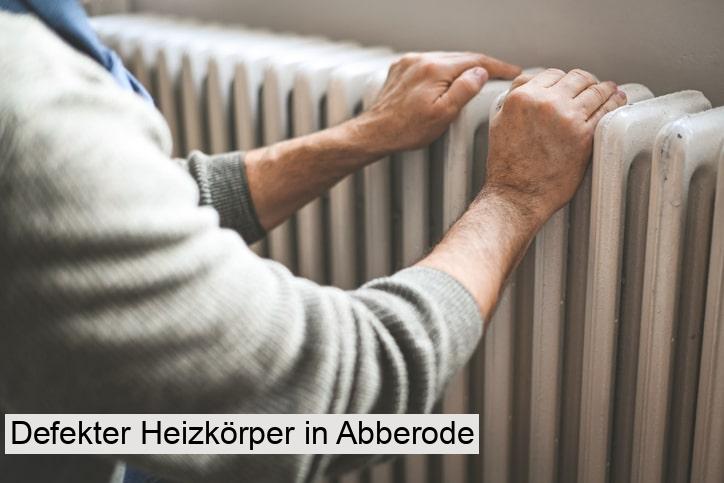 Defekter Heizkörper in Abberode